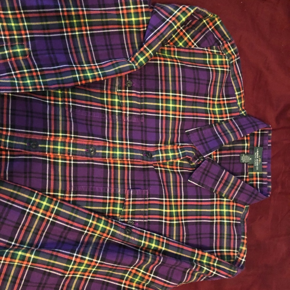 Ralph Lauren purple plaid